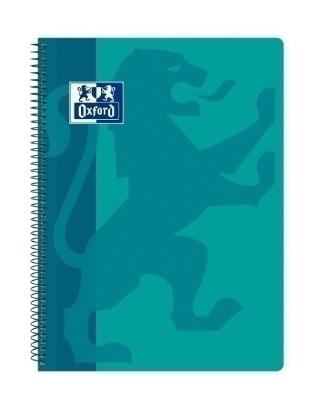 BLOCK OXF.SCH.PP Fº 80h CD.4 AQUA - Pack de 5 unidades